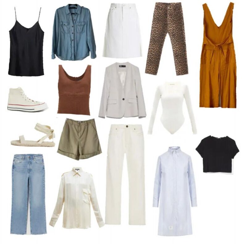 17 Piece Summer Capsule Wardrobe | 32 Outfits | Gemma Mclean